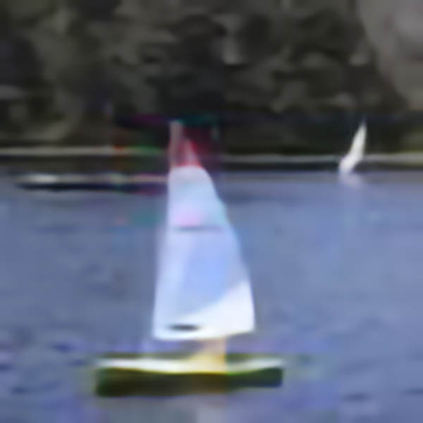 A Thames Barge and a Sailing Dinghy